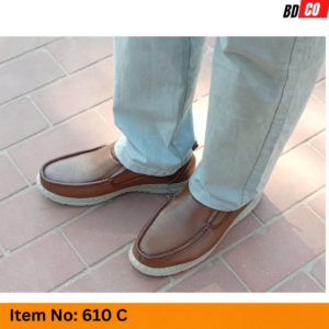 Premium Chocolate Leather Casual Shoe –Chocolate  প্রিমিয়াম চকলেট লেদার ক্যাজুয়াল শু – চকলেট